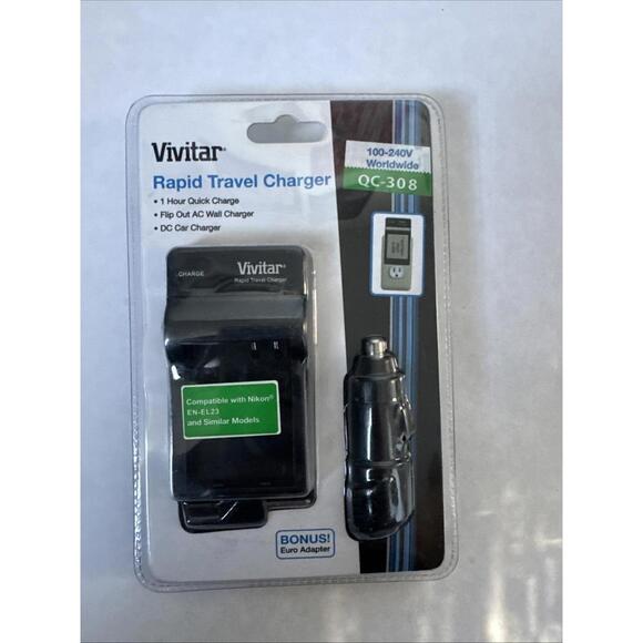 Vivitar Rapid Travel Charger Qc -308 - Picture 1 of 1